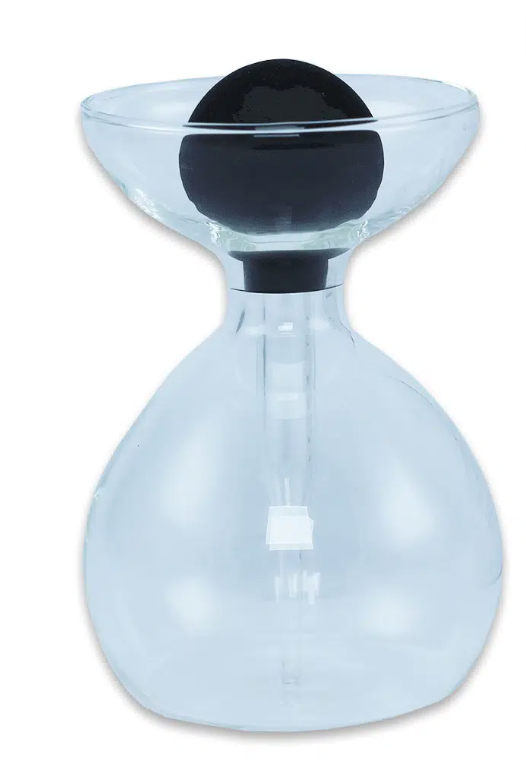 Öl- und Essig-Karaffe mit Glas-Pipette