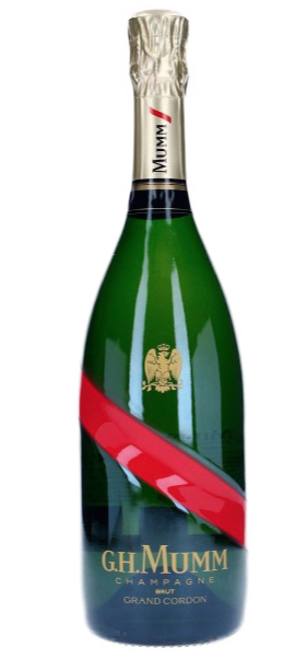G.H. MUMM Grand Cordon - Brut - Champagne - mit 2 Gläser in einer Geschenkbox