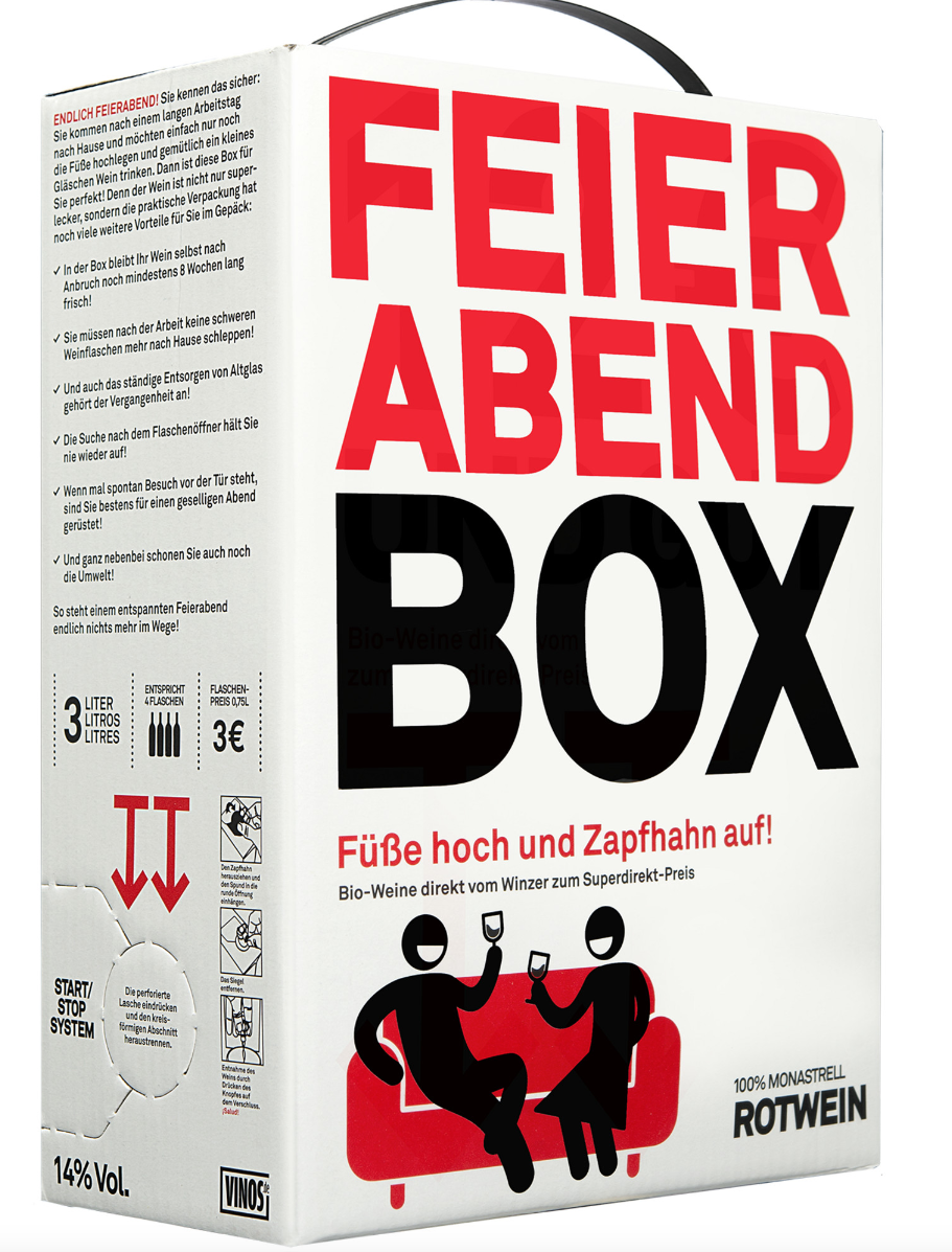 Feierabendbox Rotwein - 3 Liter