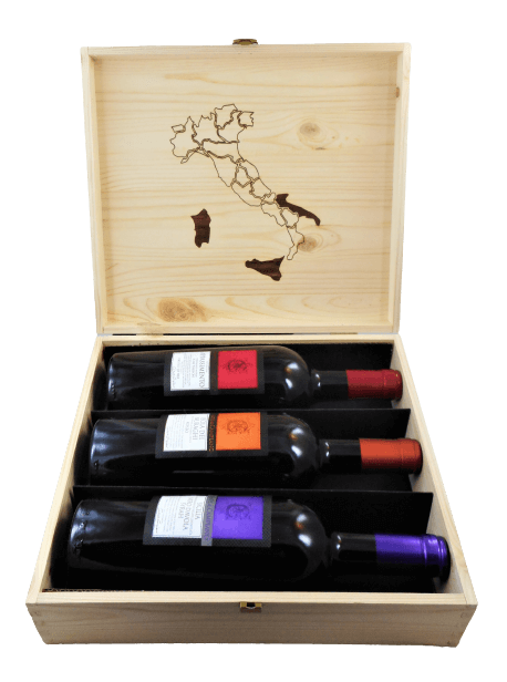 Conte di Campiano - Rotwein Holzkiste