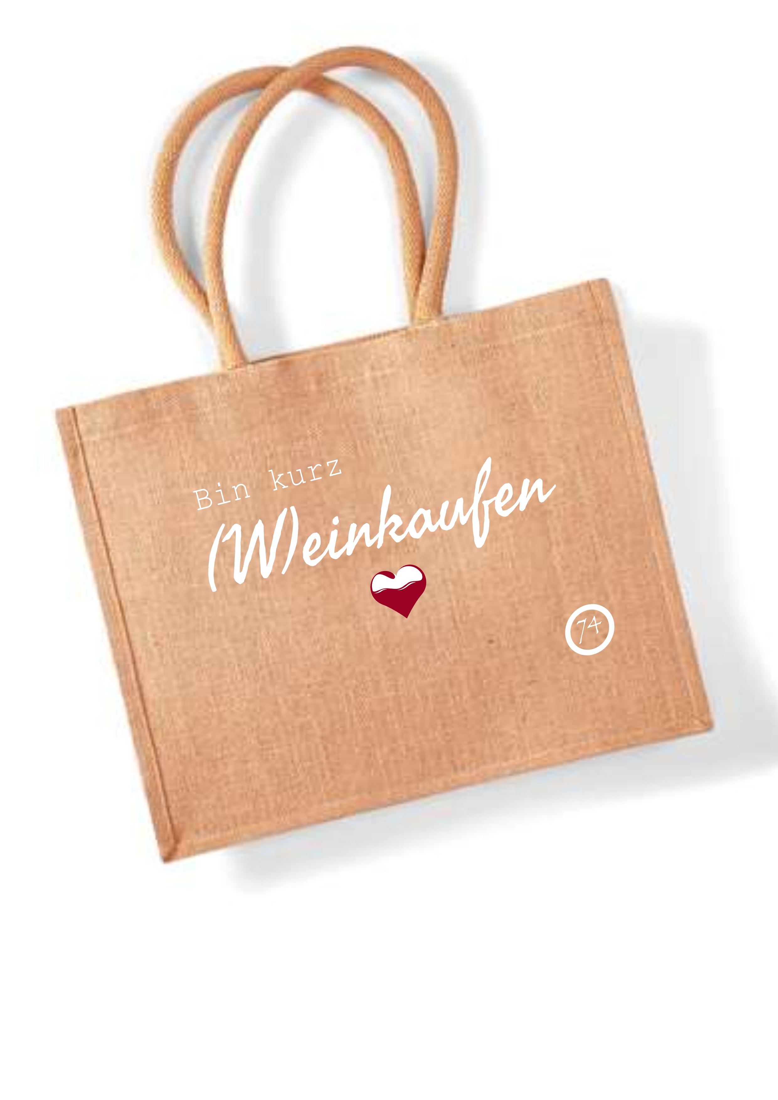 Jute Shopper - (W)einkaufen